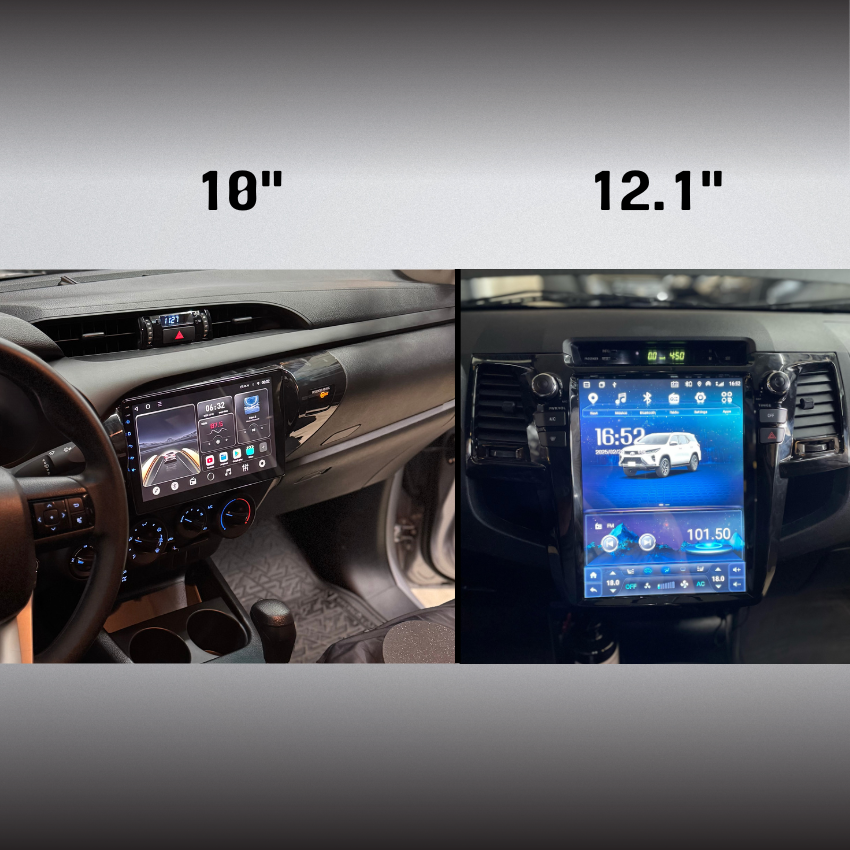 Toyota Hilux com Multim&iacute;dia Kascar Navpro